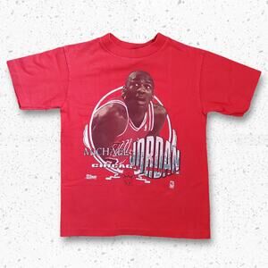 Vintage 1991 Chicago Bulls Michael Jordan Kids T-Shirt Salem Sportswear Sz  M
